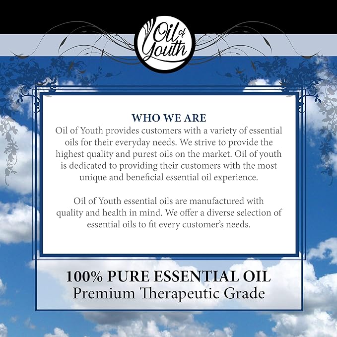 Oil of Youth Patchouli Essential Oil 8 fl oz for Aromatherapy