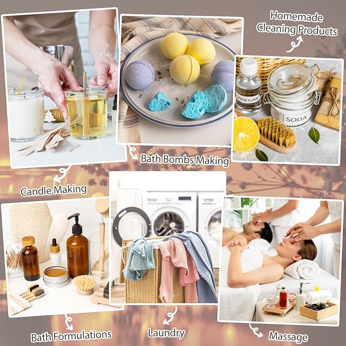 Essential Oil Set, 15 Pcs Fragrance Aromatherapy Oils for Skin, Diffusers, Home Care, Humidifier Laundry, Candle Making - Tea Tree, Sandalwood, Lavender, Vanilla, Peppermint and More(5mL)