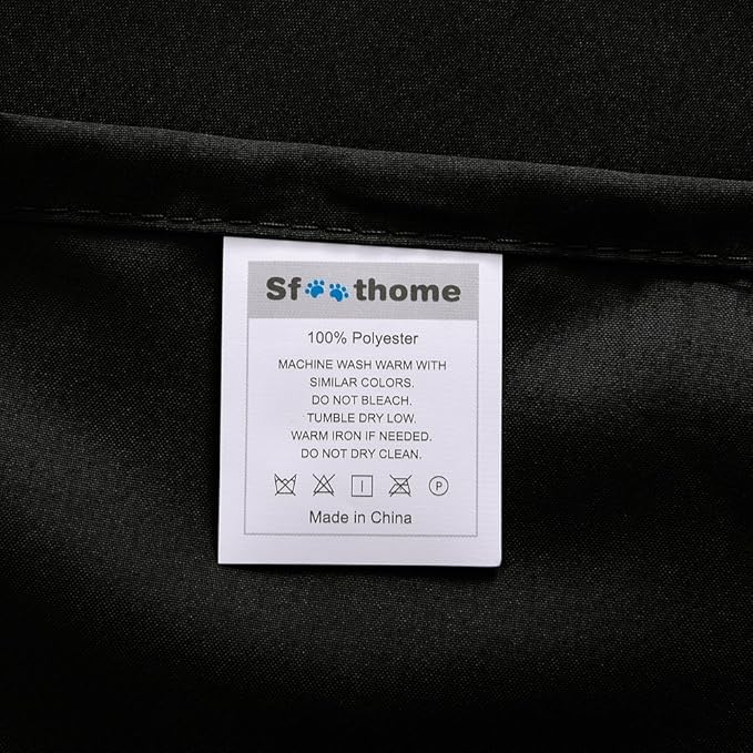 Sfoothome King Sheets Set - Black Hotel Luxury 4-Piece Bed Set, Extra Deep Pocket, 1800 Series Bedding Set, Wrinkle & Fade Resistant, Sheet & Pillow Case Set (King, Black)