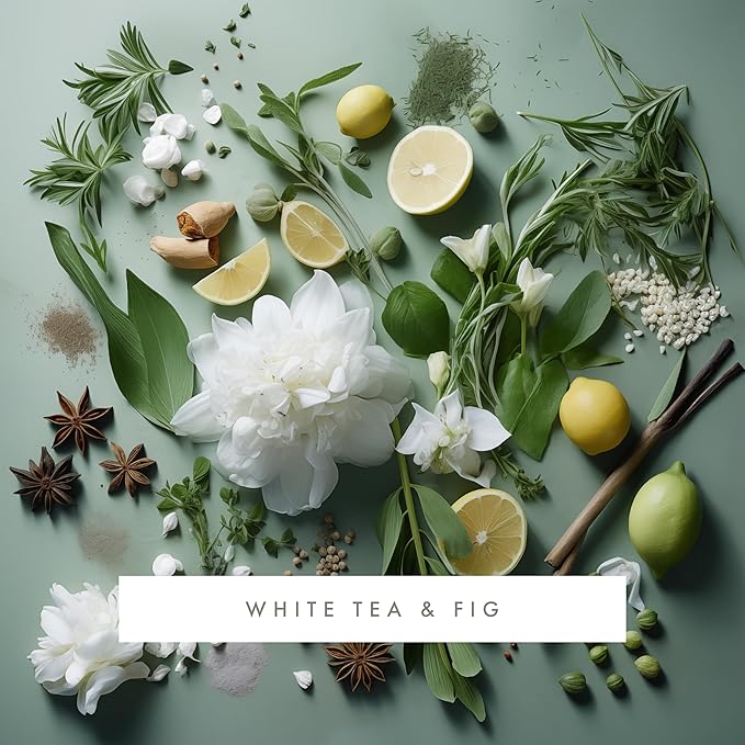 ScentAir Whisper Essential | White Diffuser Machine, Scents up to 800 Sq. Ft Room, Compatible with Alexa & Google, WiFi & Bluetooth Enabled - ScentAir Cartridge White Tea & Fig