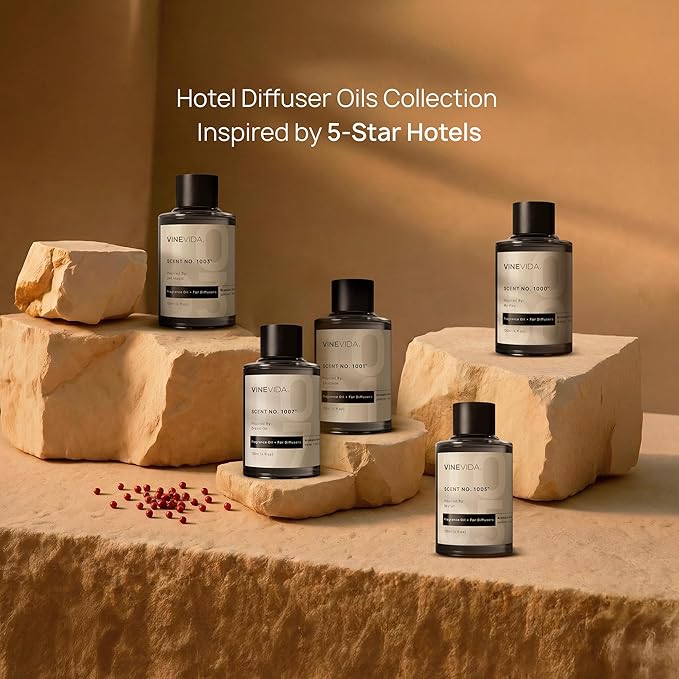 VINEVIDA (16oz) Hotel Fragrance Collection Diffuser Oil - Scents for Home - Cold Air Diffuser Oil - Essential Oil - No.1000 Inspired by My Way