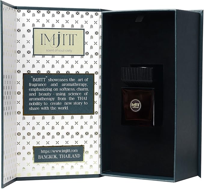 Gulab Jamun by Imjitt - Authentic Thai Botanical Aroma Diffuser with Turkish Rose and White Tea Notes, Featuring Luxury Reed diffusers for Home to Create a Welcoming, Long-Lasting Ambient Scent