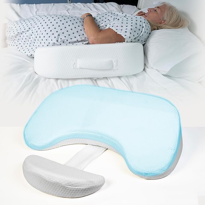 Zomaple Bedsore Positioning Pillow for Bedsore Prevention and Faster Recovery - Heat Regulating Bed Sore Cushion for Butt Lifting and Easy Positioning - Non-Skid Removable Cover, BPP20001