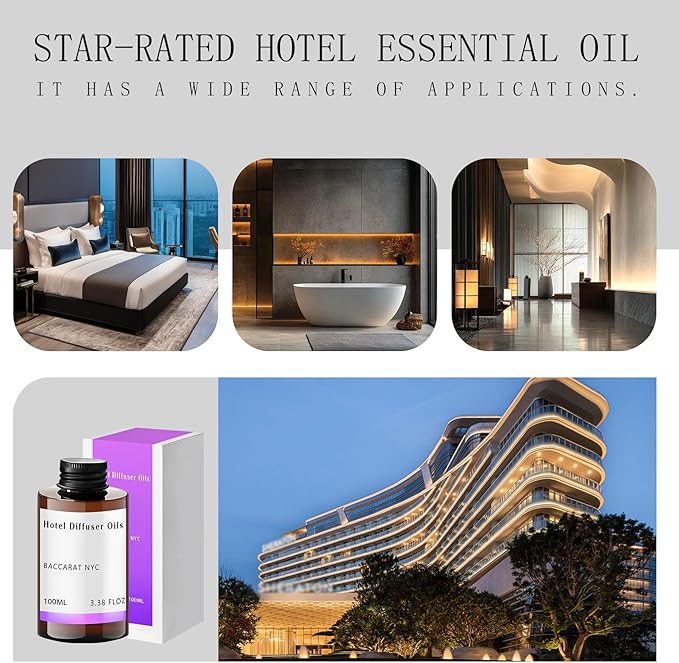 Hotel Diffuser Oil Inspired by The Wynn Las Vegas Hotel Scent - Fragrance Oil for Ultrasonic and Waterless Diffusers and Crafting