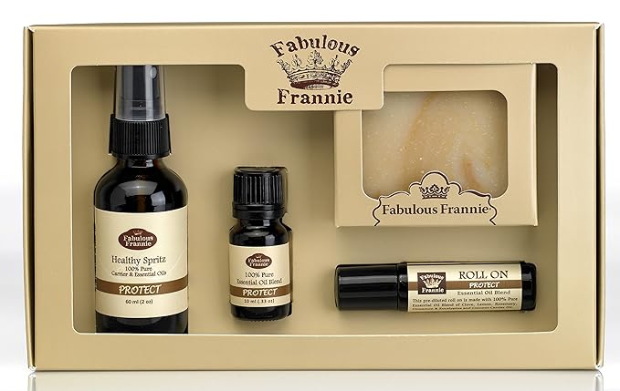 Protect (Compared to Thieves) Wellness Kit - All Natural Ingredients and 100% Pure Essential Oils -Protect is The Perfect Blend of Clove, Lemon, Cinnamon, Eucalyptus and Rosemary Essential Oils.