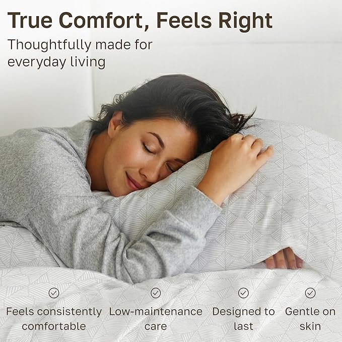 California Design Den Soft Full Size 100% Cotton Sheet Sets, 400 TC Good Housekeeping Award Winner, Smooth Sateen Finish with Deep Pockets, Cozy & Durable Full Bedding Set - Crosshatch Taupish - Sage