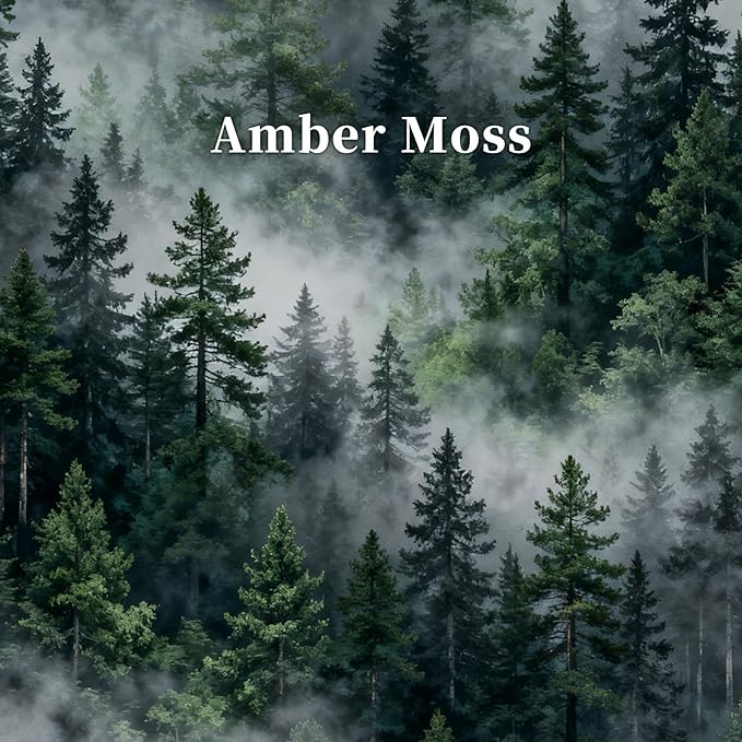 KRD Large Aromatherapy Diffuser Amber Moss, 8.45 fl oz Premium Scented Oil, Relaxing Living Room Air Freshener Value Size
