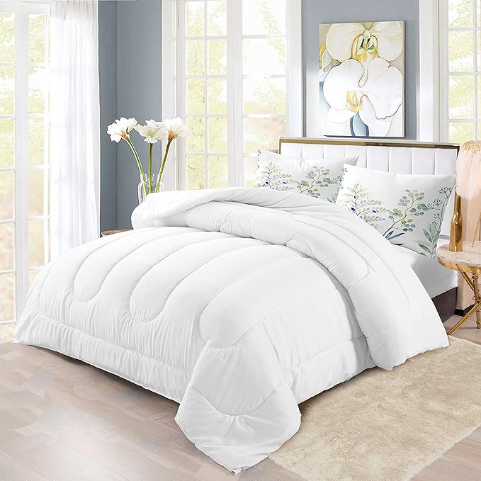 YIYEA King Size Pillow Cases Set of 2, Ultra Soft Double Brushed Microfiber Pillowcases King, Floral Bed Pillow Covers, Fade Resistant, Easy Slip-On (20"x36")