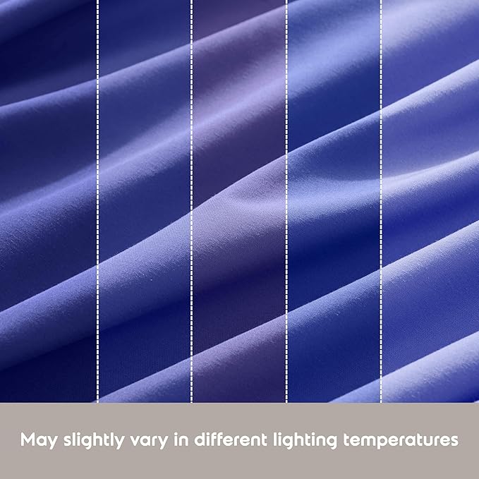 Nestl Extra Deep Full Sheet Set - 6 Piece Breathable & Cooling Sheets - Hotel Luxury Bedding Set w/18-24 Inch Deep Pockets - Easy & Secure Fit - Super Soft, Wrinkle Free & Comfy - Royal Blue