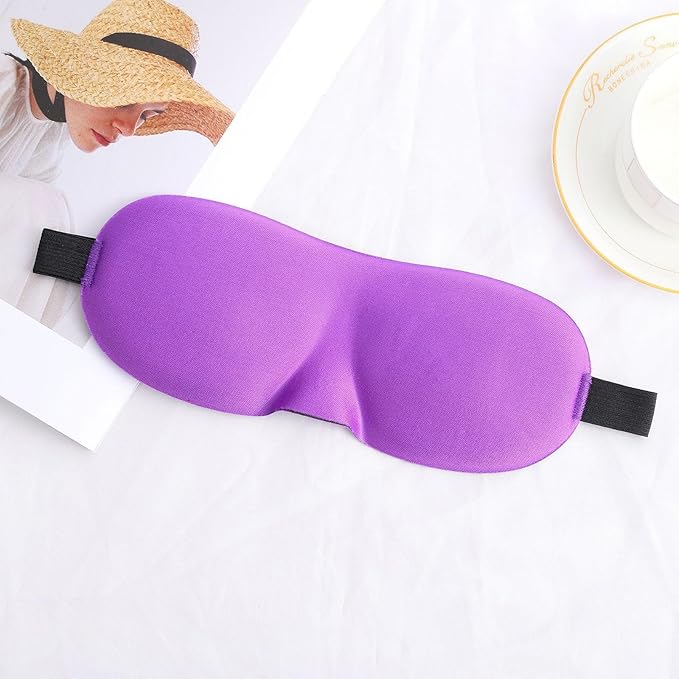 Soft Ergonomic Eye Cover Lightproof Knits Portable for & Sensitive Skin Comfort Breathable Eye