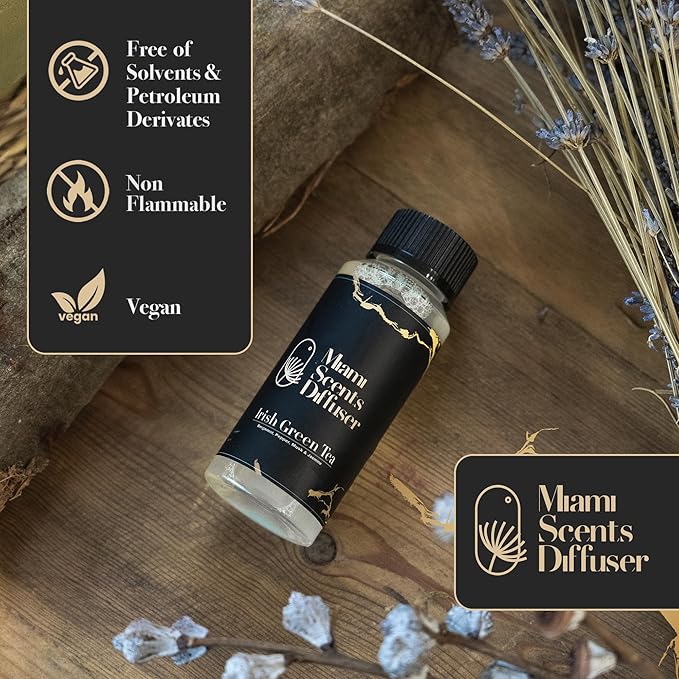 Irish Horizon Essential Oil Refill Luxury Hotel Inspired, Long Lasting Aroma for Home & Office Diffuser, 120 ml Fresh Blend of Bergamot, Pepper, Musk and Jasmine - Scent for Spa Wellness Aromatherapy.