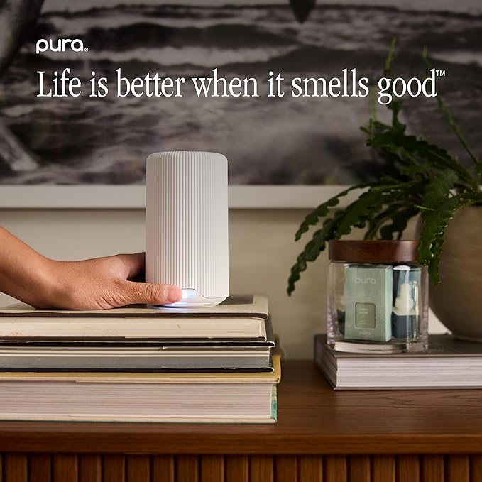 Pura x Glasshouse Home Scent Refill - Smart Air Diffuser - Hours of Luxury Fragrance per Refill - Home Essential - Clean & Safe Diffuser Fragrance - Night Before Christmas