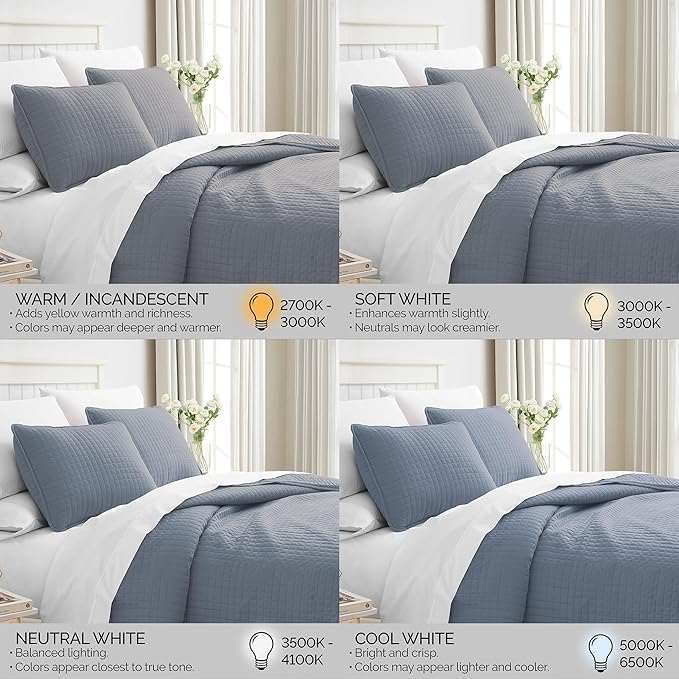 Southshore Fine Living, Inc. Oversized King Quilt Set, Blue Bedspread King California Comforter with 2 Matching Pillow Shams, Microfiber Coverlet Set, Oversized King Size Quilt, Slate Blue Bedding