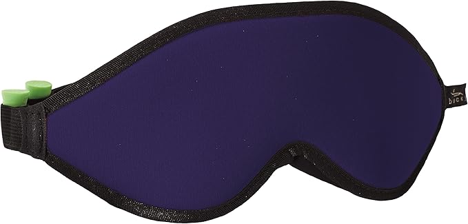 Block Out Lightweight Sleep Eye Shade with Earplugs, Navy , 0.15 Pound