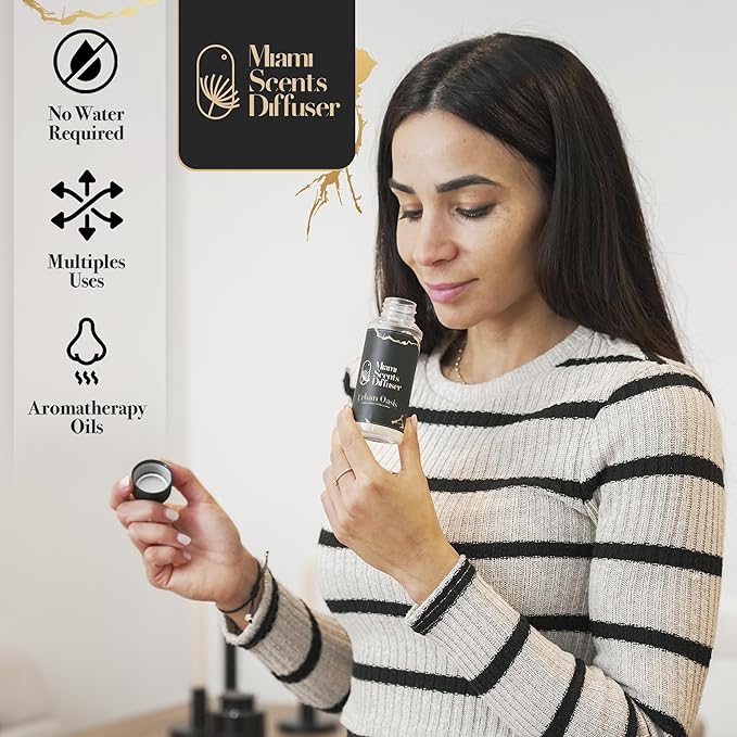 Urban Coast Essential Oil Refill Luxury Hotel Inspired - Long Lasting Aroma for Home & Commercial Diffuser - 120 ml Fresh Blend of Amber, Musk and Lemon, Scent for Spa Office Wellness Aromatherapy.