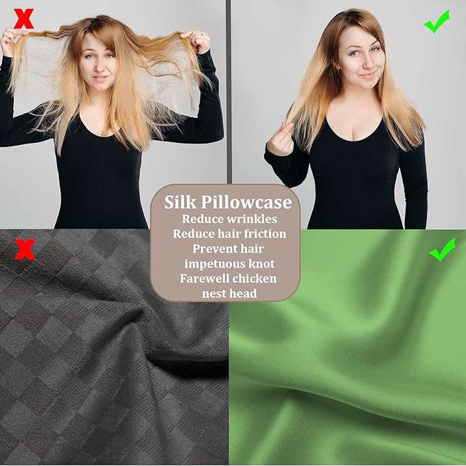 Ear Piercing Pillow for Side Sleepers with Ear Hole, Donut Pillow for Ear with Silky Pillowcase for CNH and Ear Pain Inflammation Pressure Sores Piercing, Ear Guard Pillow (Light Green)