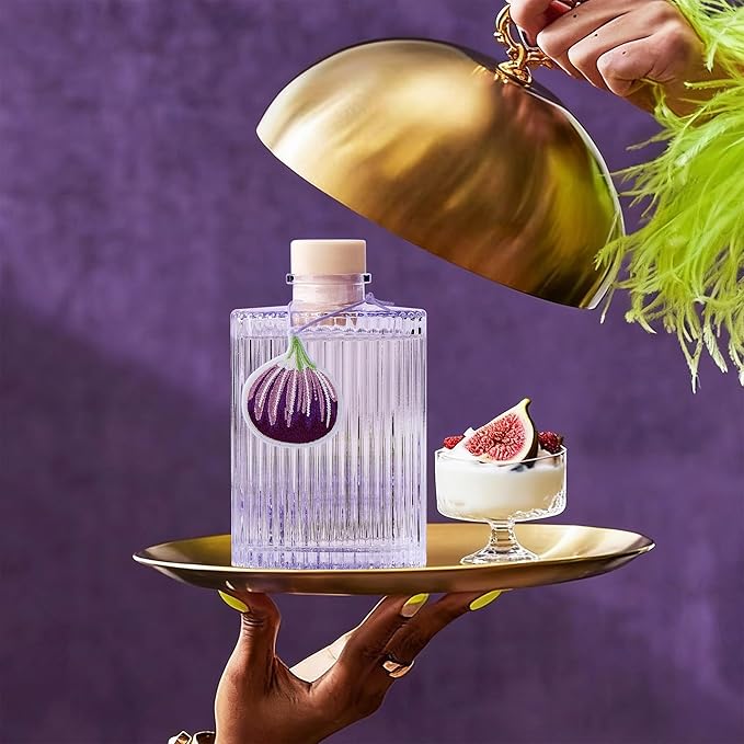 COCORRÍNA Reed Diffuser Set, 6.09 fl oz Fig Blossom Oil Diffuser with 8 Reed Sticks, Long-Lasting Home Fragrance for Bathroom Bedroom Office