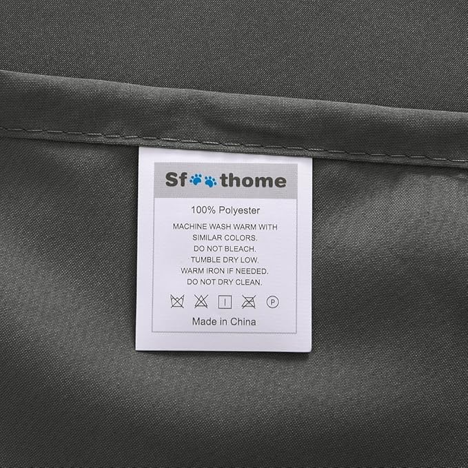 Sfoothome 4-Piece Bed Linen Set, Queen, Deep Gray, 1800 Series, Wrinkle & Fade Resistant, Deep Pocket, Luxury Brushed Microfiber Bed Sheets Set