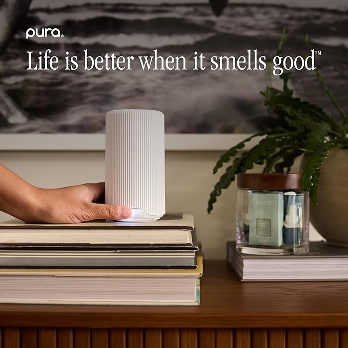 Pura x Glasshouse Home Scent Refill - Smart Home Air Diffuser - Hours of Luxury Fragrance per Refill - Home Essential - Clean & Safe Diffuser Fragrance - Kyoto in Bloom