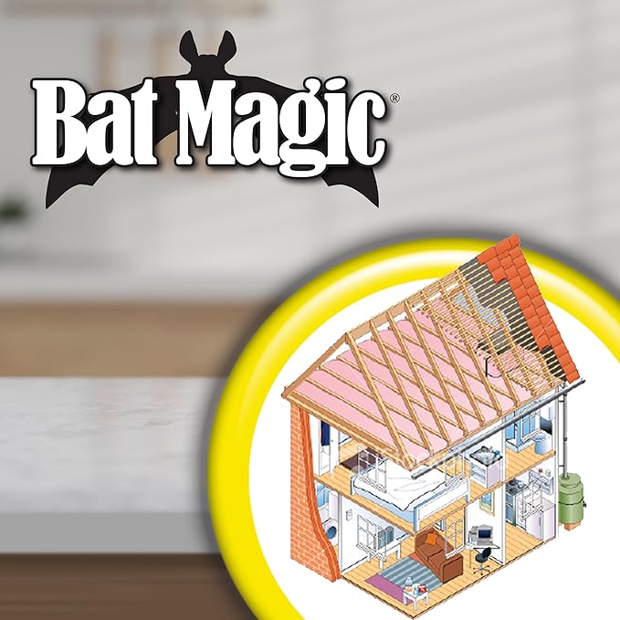 Bonide Bat Magic Bat Repellent, Pack of 48 Ready-to-Use Peppermint Oil Scent Packs for Long Lasting Indoor Bat Control