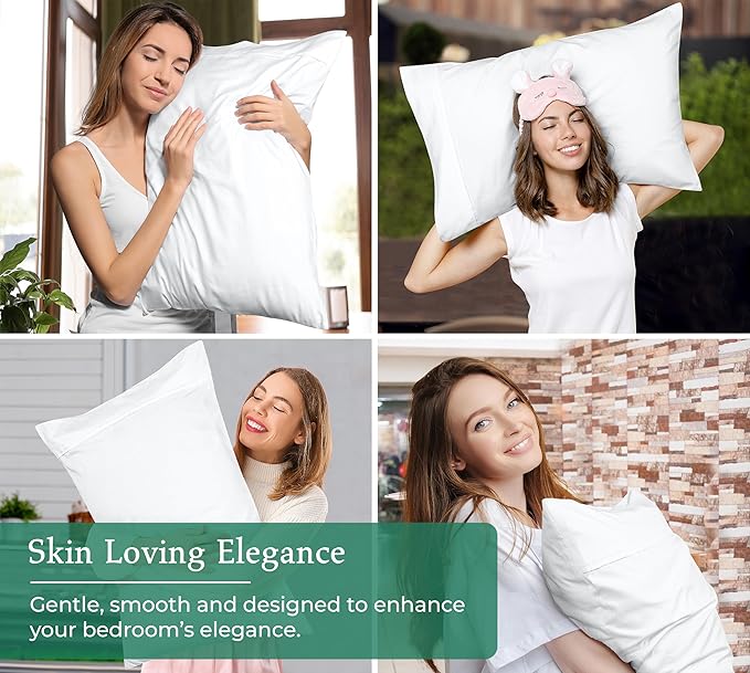 Royale Linens White Pillowcase Set of 12 - King 20"x40" Bed Pillow Cover - 1800 Brushed Microfiber - Wrinkle & Fade Resistant - Bulk Pillow Cases - Hotel Quality Pillowcase 12 Pack (King, White)