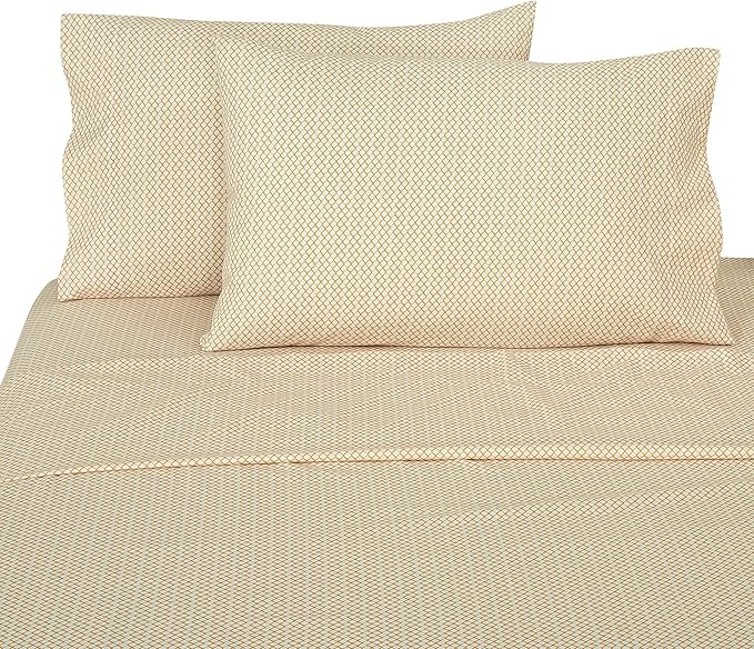 ROYALE LINENS 4 Piece King Sheets Set - Soft Brushed 1800 Microfiber Bedding - 1 Fitted and 1 Flat Sheet, 2 Pillow Cases - Wrinkle Free & Fade Resistant - Hotel Luxury Bed Sheets Set (Clay, King)