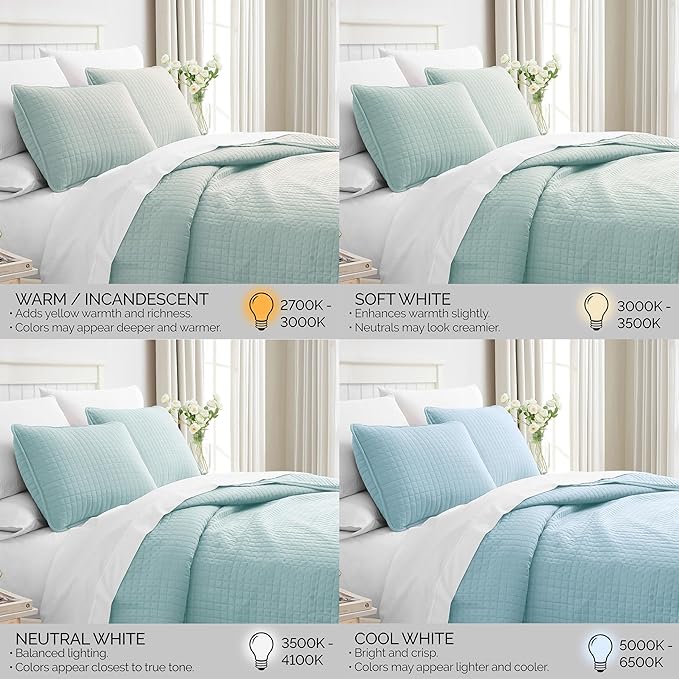 Southshore Fine Living, Inc. Bed Quilts Queen Size with 2 Pillow Shams, Full Bedding Set, Pet Hair Resistant Bedding, Quilt Coverlet Bedspreads Queen Size, Full Bedspread with 2 Pillow Shams, Sky Blue