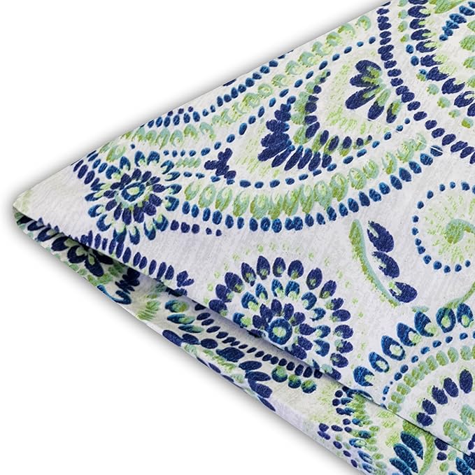 1500 Supreme Collection Extra Soft Modern Paisley Pattern Sheet Set, Full - Luxury Bed Sheets Set with Deep Pocket Wrinkle Free Bedding, Trending Printed Pattern, Full Size