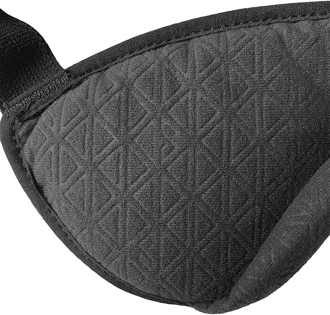 Eagle Creek Sandman Sleep Mask – Ultra-Soft, Light-Blocking Eye Mask with Adjustable Strap for Comfortable Rest & Travel - Lightweight & Durable Design - Black