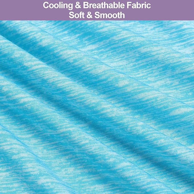 HOMBYS Cooling U Shaped Pillow for Neck, Contour Shoulder Pillow for Side Sleepers, Ergonomic Body Pillows for Adults, Hug Pillow with Washable Cover for Back, Shoulder Pressure Reduce (Light Blue)