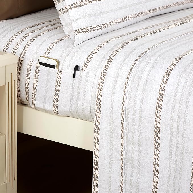 Elegant Comfort Softest and Coziest 6-Piece Sheet Set - 1500 Premium Hotel Quality Microfiber - Deep Pocket, Wrinkle Resistant 6-Piece Floral Bed Sheet Set, California King, Traci Linen