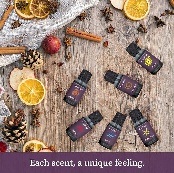 floraVerve Essential Oils Customized Set, Build Your Own Collection, All Natural & 100% Pure Aromatherapy Essential Oils, NO More Pre-Set Collection - Pick Only Those You Like! (8x10mL)