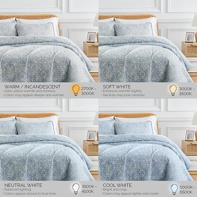 Southshore Fine Living, Inc. Twin XL Comforter Quilt Set, Dorm Bedding Essentials, Stain Resistant, Machine Washable Paisley Boho Bed Spread, Twin XL Quilt Bedspread Set w/Pillow Sham, Blue Paisley