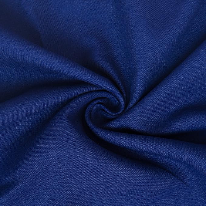 NTBAY 2 Pack Toddler Pillows with Pillowcases, Soft Cotton Down Alternative 13x18 Travel Pillow with Microfiber Zippered Pillowcases for Sleeping in Crib Bed - Machine Washable, Navy Blue