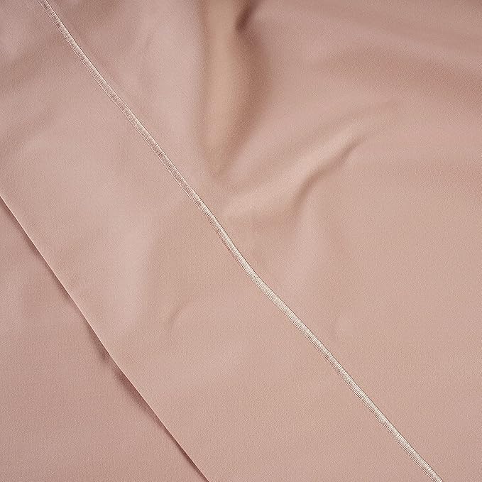 LANE LINEN Pillows Queen Size Set of 2 Soft 100% Egyptian Cotton Cool & Smooth Pillow Cases - Sepia Rose